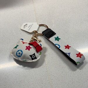 Colorful fashion Keychain with Strap NWOT